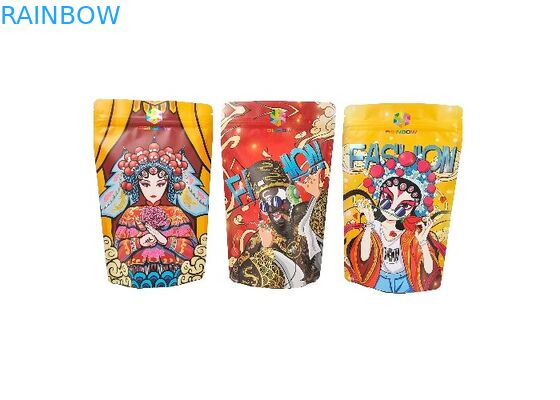 Przechowywanie deserów z orzechami ziemnymi i orzechami Stojące mylarowe torby na żywność z zamykanym zamkiem błyskawicznym