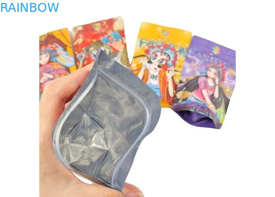 Przechowywanie deserów z orzechami ziemnymi i orzechami Stojące mylarowe torby na żywność z zamykanym zamkiem błyskawicznym