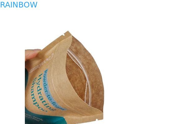Hurtownia brązowych torebek z jadalnym papierem pakowym Doypack odpornym na zapachy