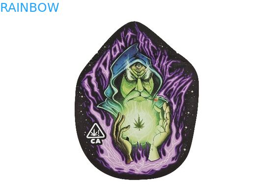 Miękkie w dotyku plastikowe torby z zamkiem błyskawicznym o gramaturze 3,5 g z mylaru i specjalnym nadrukiem cyfrowym