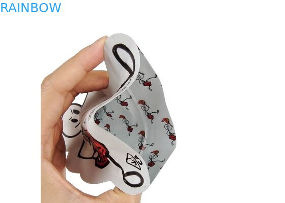 Miękkie w dotyku, odporne na zapachy 3,5 g wycinane worki mylarowe Hologramowe opakowanie jadalne