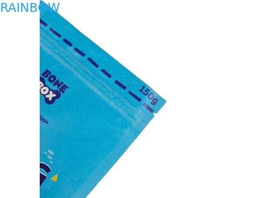 Biodegradowalne torebki z papieru pakowego Niestandardowe torby do pakowania karmy dla zwierząt domowych