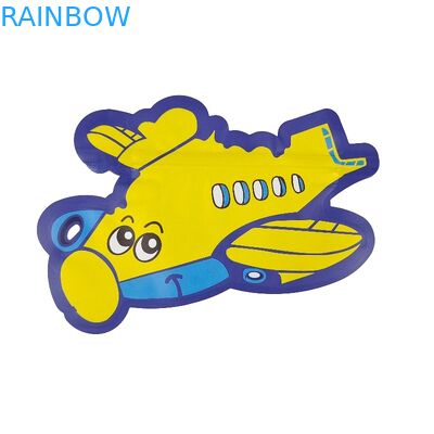 Torba z mylaru z nadrukiem holograficznym 3,5 g 7 g Specjalny zamek błyskawiczny o nieregularnym kształcie