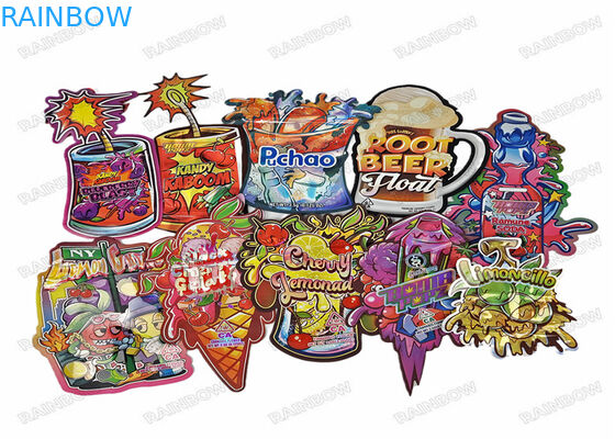 3.5g Jedliwa drukowanie cyfrowe opakowania spożywcze stand up torba ziplock zapachoodporne plastikowe torby