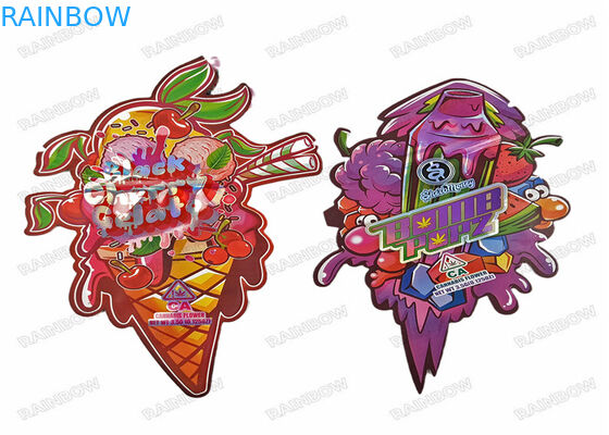 3.5g Jedliwa drukowanie cyfrowe opakowania spożywcze stand up torba ziplock zapachoodporne plastikowe torby