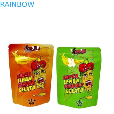 Minfly Digital Printing Custom Aluminium Foil Resealable Stand Up Smell Proof Zipper Mylar Packaging Poch Bags For Food