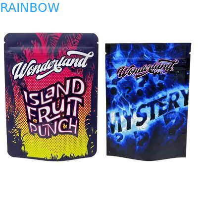 Minfly Digital Printing Custom Aluminium Foil Resealable Stand Up Smell Proof Zipper Mylar Packaging Poch Bags For Food