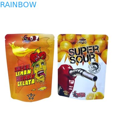 Minfly Digital Printing Custom Aluminium Foil Resealable Stand Up Smell Proof Zipper Mylar Packaging Poch Bags For Food