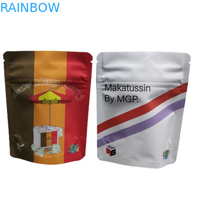 Digital Printing Bag 3.5G 1LB Soft Touch Holografic Pocket High Barrier Smell Proof Child Proof Zipper Stand Up Bag