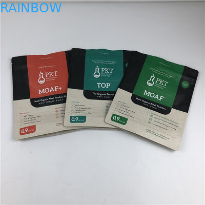 Niestandardowo wydrukowane pojemniki na przekąski, torba do pakowania kwiatów suche z uchwytem, torby przeciwzapalne do zapachu z folią holograficzną