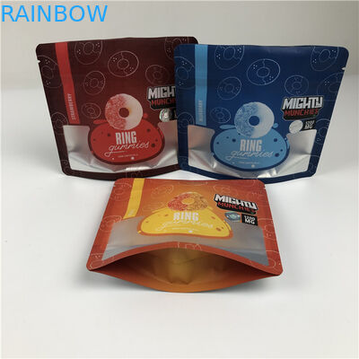 Profesjonalne usługi Digital Printed Bags with Glossy/Matte Printing Finishing Gummy Edible Mylar Bags