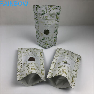 Dedykowane torby do druku cyfrowego Logo złota metalowe Torby do herbaty