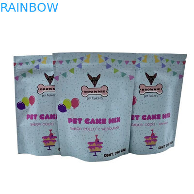 Wielokrotnie używalny worek do żywności dla zwierząt domowych do opakowań stojących z zamkiem zamykającym