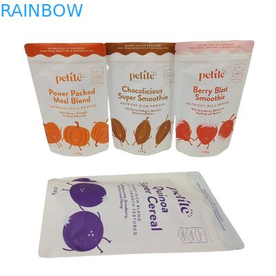 Biologicznie ulegające rozkładowi torby stojące z cyprem Custom Logo Drukowany Doypack Do Kawy Herbaty Opakowania worki żywnościowe