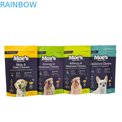 Biologicznie ulegające rozkładowi torby stojące z cyprem Custom Logo Drukowany Doypack Do Kawy Herbaty Opakowania worki żywnościowe