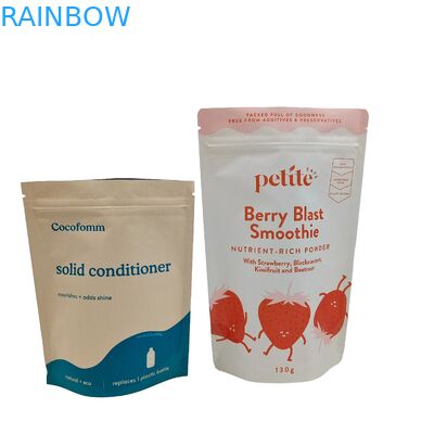 Biologicznie ulegające rozkładowi torby stojące z cyprem Custom Logo Drukowany Doypack Do Kawy Herbaty Opakowania worki żywnościowe