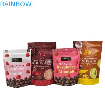 Torba czekoladowa Stand Up Custom Pocket Aluminium Foil Zipper Pocket Aluminium Foil Frosted Zipper Bag