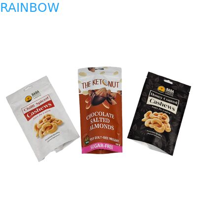 Kasiawowe orzeszki żywnościowe Zamknięta torba stojąca folia aluminiowa plastikowa torba zamknięta torba Mylar