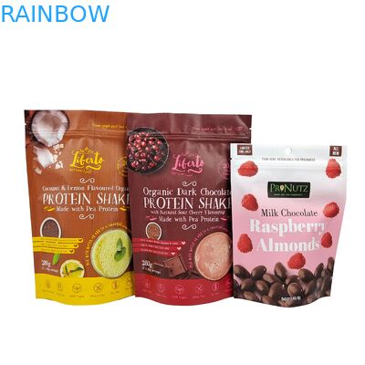 Kasiawowe orzeszki żywnościowe Zamknięta torba stojąca folia aluminiowa plastikowa torba zamknięta torba Mylar