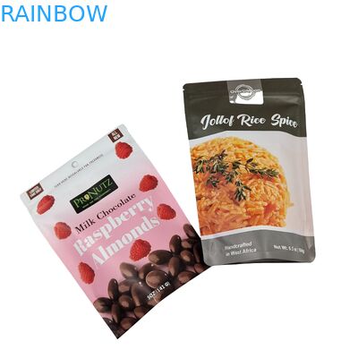 Kasiawowe orzeszki żywnościowe Zamknięta torba stojąca folia aluminiowa plastikowa torba zamknięta torba Mylar