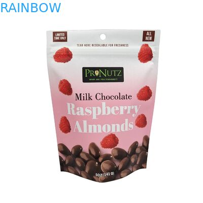 Laminat wysokiej jakości Food Grade Mylar Bag Custom Stand Up Ziplock Snack Zipper Bag