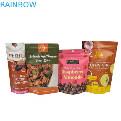 Laminat wysokiej jakości Food Grade Mylar Bag Custom Stand Up Ziplock Snack Zipper Bag