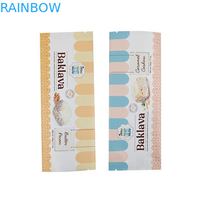 Sprzedaż hurtowa Żywnościowa Niestandardowo wydrukowana płaska torba torba opakowanie niskie MOQ biodegradowalna torba torba