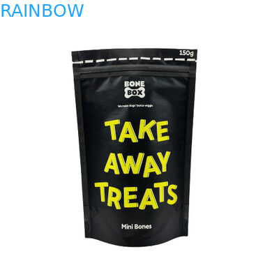 Pojemniki z papieru Kraft żywnościowego biodegradowalne Ziplock Stand Up Packaging