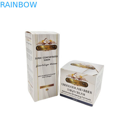 Niestandardowy papier kartonowy krem do twarzy pudełko opakowaniowe pudełka podarunkowe kosmetyki do pielęgnacji skóry pudełko papierowe z własnym logo