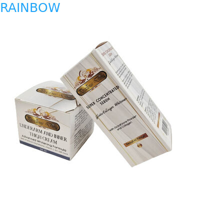 Niestandardowy papier kartonowy krem do twarzy pudełko opakowaniowe pudełka podarunkowe kosmetyki do pielęgnacji skóry pudełko papierowe z własnym logo