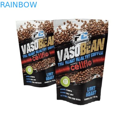 Drukowanie na zamówienie Małe MOQ Stand Up Coffee Sample Packs Paczki foliowe odporne na zapach