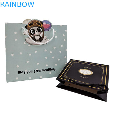 Papierowa sznurka String Kraft Paper Bag Handle Rope Bag Akceptuj dostosowanie Kolor Skręcony papier opakowania