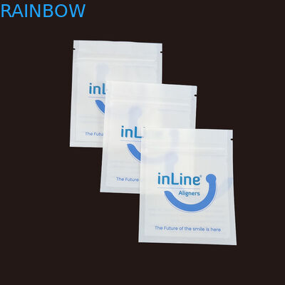 Maty czarny Małe wielokrotne torby opakowaniowe Ziplock do przejrzystych niewidzialnych wyrównaczy Torba ortodontyczna