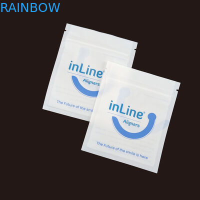 Maty czarny Małe wielokrotne torby opakowaniowe Ziplock do przejrzystych niewidzialnych wyrównaczy Torba ortodontyczna