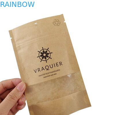 Płaskoodporne metalowe orzeszki z folii Mylar Heal Seal Bags Pocket Frosted Window Texture With Hang Hole Three Side Seal Bag