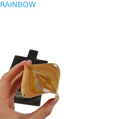 Płaskoodporne metalowe orzeszki z folii Mylar Heal Seal Bags Pocket Frosted Window Texture With Hang Hole Three Side Seal Bag