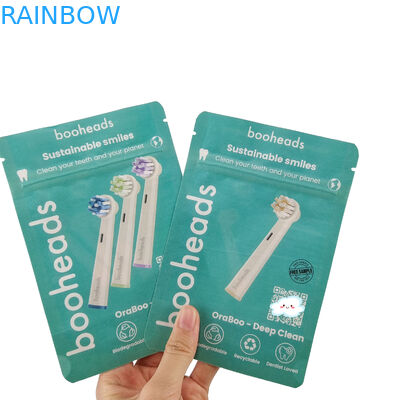 Biodegradowalny worek do balsamów do ciała kąpiel sól prysznic żel opakowania żywności worki Zip zamek stand up worek