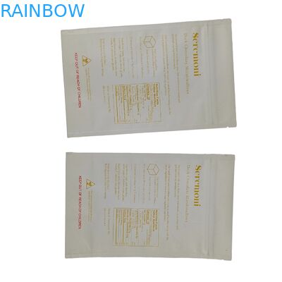 Sprzedaż hurtowa Małe worki na zamówienie Rozmiar 10g 150g 300g Laminatowy Stand Up Pocket Wstrzykiwacz foliowy z zamkiem