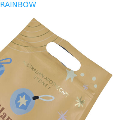 Niestandardowy projekt Drukowany Matte Square Flat Bottom Side Gusset Plastic Mylar Foil Logo Packaging Pouch Easy Tear Zipper Bags