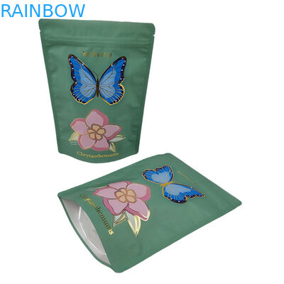 Fabrycznie dostarczane miękkie torby Mylar z UV Spot Custom ponownie zamykane torby Mylar do proszku przyprawowego