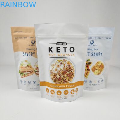 Niestandardowe wydrukowane stand up Zip Lock plastikowe torebki Mylar Pocket For Coffee Tea Candy Chocolate Bars Food Packaging Mylar Bag