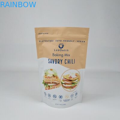 Niestandardowe drukowanie cieplnie uszczelnione plastikowe opakowanie worek dla orzechów cukier czekolady herbaty kawy opakowanie stand up torebki