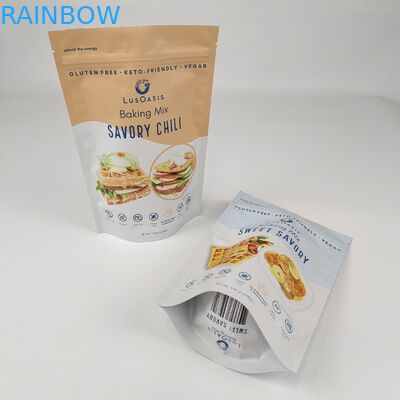 Niestandardowa laminowana folia aluminiowa Zip Lock Bag Stand Up Pocket Matt Red Packaging Pocket With Smell Proof Zipper For Coffee