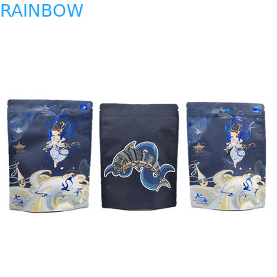 Wysokiej jakości, niestandardowa, wielokrotnie używalna plastikowa torba opakowaniowa z zamkiem z zamkiem do barki białkowej z orzechów czekoladowych