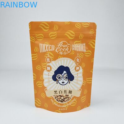 Wysokiej jakości laminowana folia aluminiowa, torba z zamkiem na zamek, torba stojąca, torba matowa, biała, torba folia, torba na kawę z zamkiem