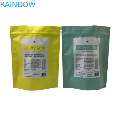 Mylar Worki do jedzenia Kraft papier Ziplock Stand Up Pocket