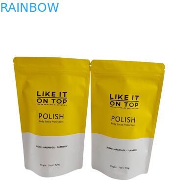 Sprzedaż hurtowa na zamówienie plastikowe torebki ponownie zamykane opakowania spożywcze stand up pouch zip lock bag