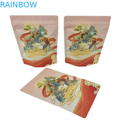 Najlepiej sprzedający Custom Soft Touch Mylar Bag Stand Up Aluminium Foil 3.5g Smell Proof Protein Coffee Spice Flour Packaging Po