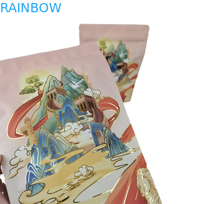 Najlepiej sprzedający Custom Soft Touch Mylar Bag Stand Up Aluminium Foil 3.5g Smell Proof Protein Coffee Spice Flour Packaging Po