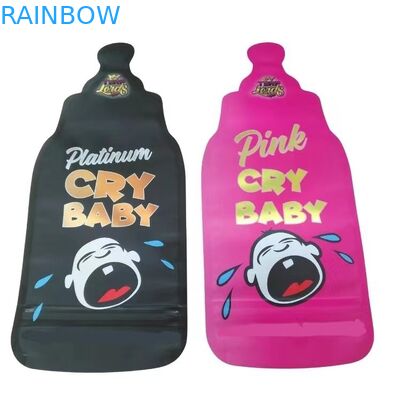 Drukowanie na zamówienie 3,5 g torebki Mylar z wycięciem nieregularnym torebki z zamknięciem zamkniętym Krąg Mylar Soft Touch plastikowe torebki cukiernicze